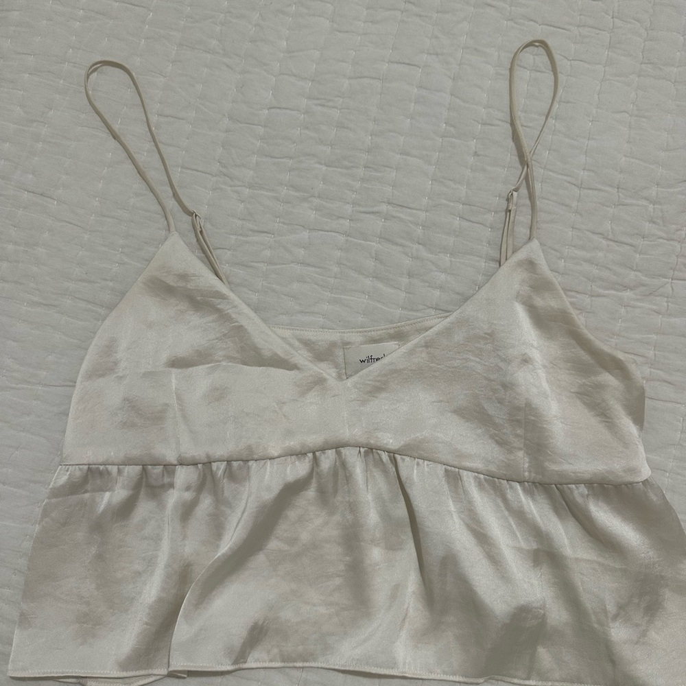 Wilfred Cream Satin Camisole